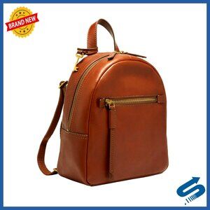 Eco Leather Small Backpack with Multiple Pockets, Adjustable Straps